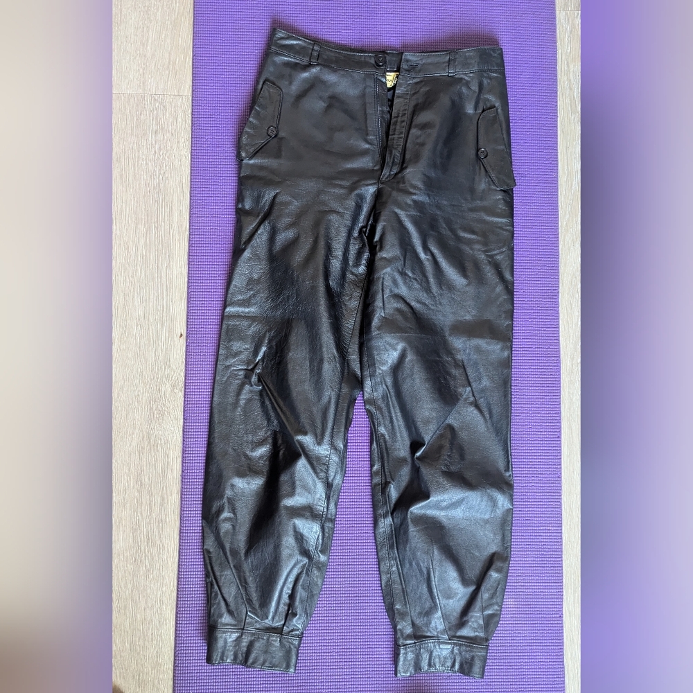 Vintage Leather Pants 28